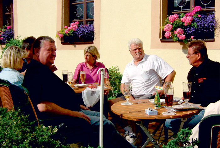 Sommerterrasse am Ratskeller Geising
